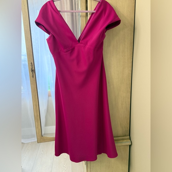 Amsale Dresses & Skirts - Amsale Strapless Fuchsia Dress